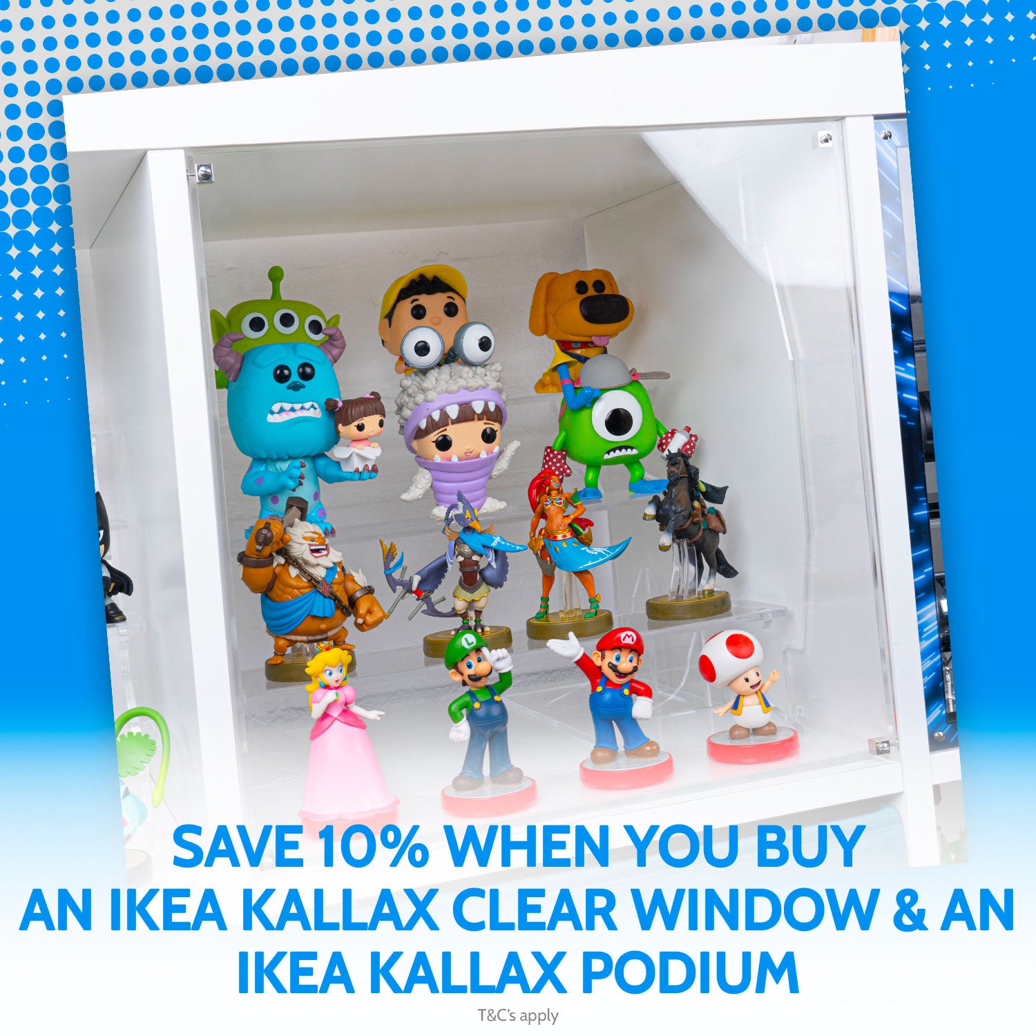 Classic Kallax Window & Podium set