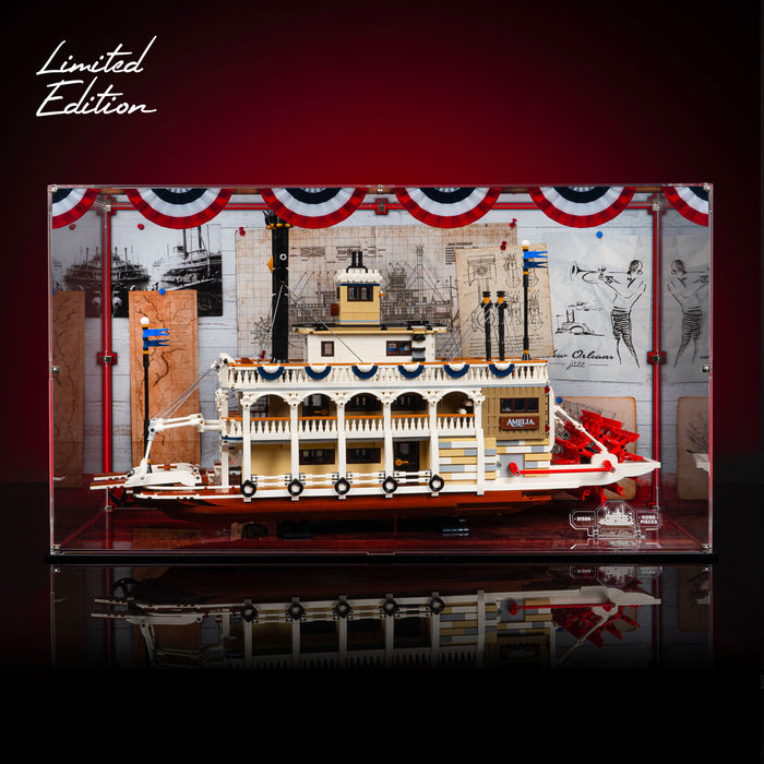 Limited Edition Display Case for LEGO® Ideas River Steamboat (21356)