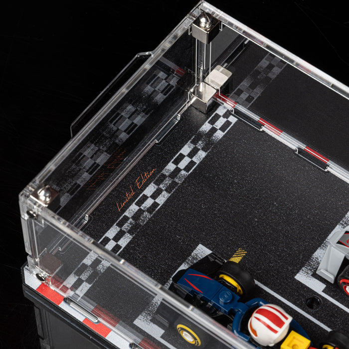 Limited Edition Wall Mounted Display Case for LEGO® F1® Collectible Race Cars (71049)