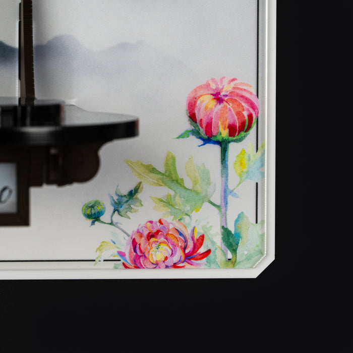 Limited Edition Wall Mounted Display Stand for LEGO® Botanicals Chrysanthemum (10368)