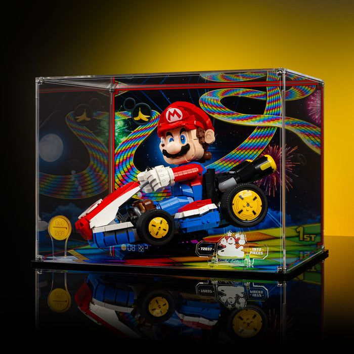 Limited Edition Display Case for LEGO® Mario Kart™ Mario & Standard Kart (72037)