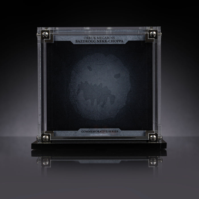 Display Case for Warhammer®+ Bazdrogg Nekk-choppa