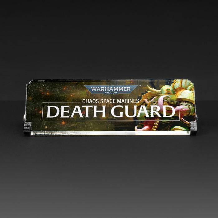 Plaque for Warhammer® 40,000 - Chaos Space Marines Death Guard