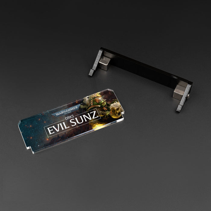 Plaque for Warhammer® 40,000 - The Evil Sunz